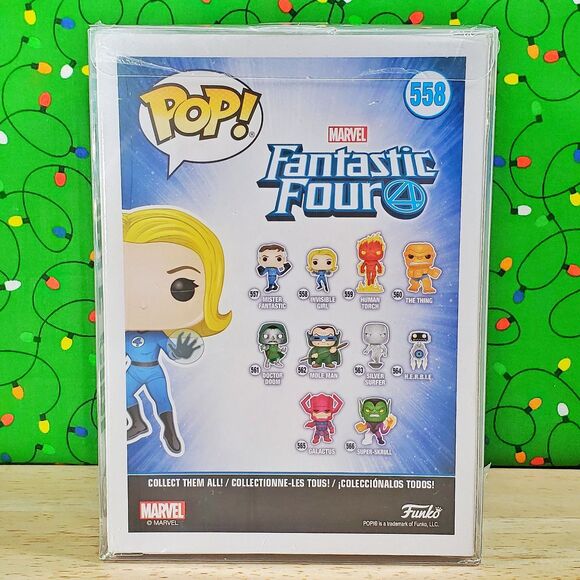 Funko PoP Marvel Fantastic Four Invisible Girl #558 Vinyl Figure + Protector New - Picture 4 of 10